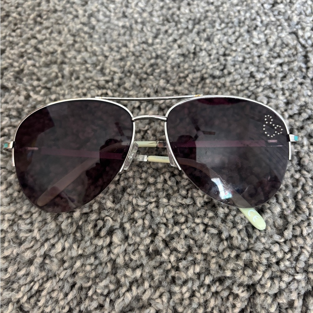 Silver Disney Sunglasses with Dark Lenses
